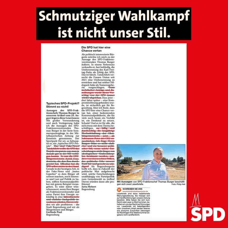 Schmutziger Wahlkampf